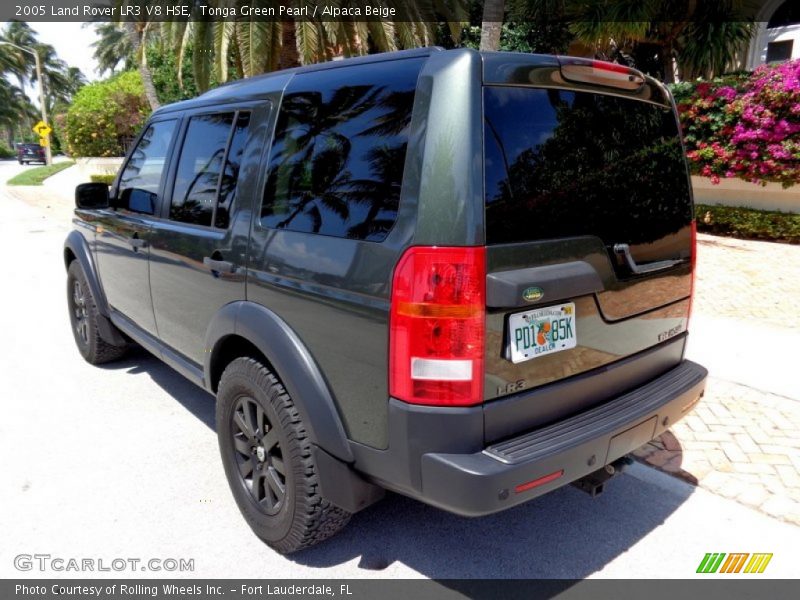 Tonga Green Pearl / Alpaca Beige 2005 Land Rover LR3 V8 HSE