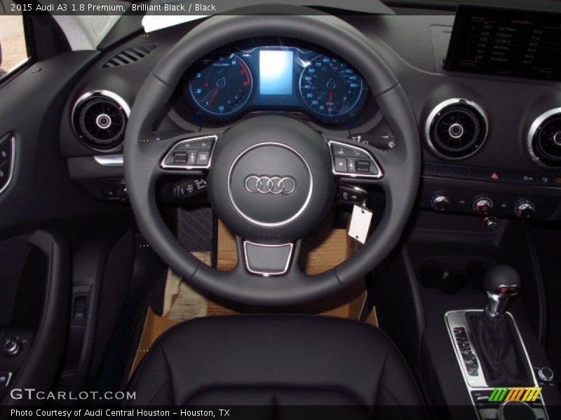 Brilliant Black / Black 2015 Audi A3 1.8 Premium