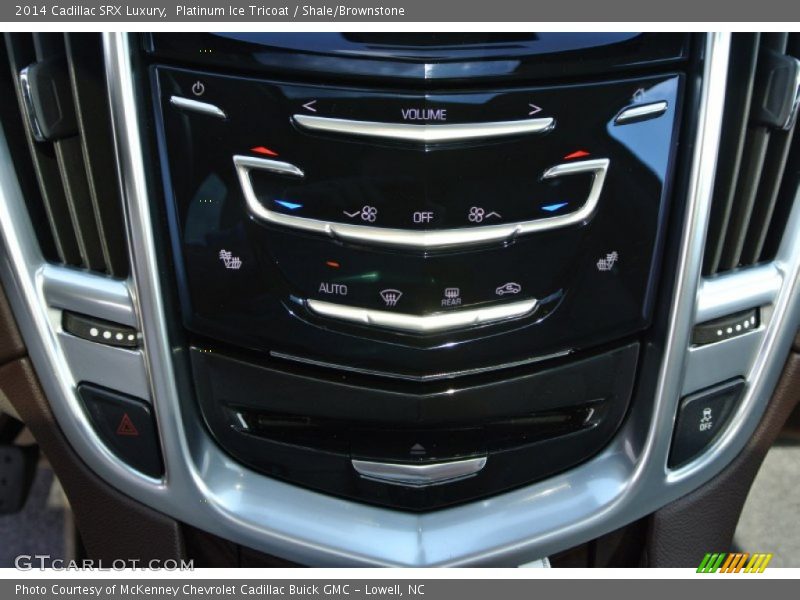 Platinum Ice Tricoat / Shale/Brownstone 2014 Cadillac SRX Luxury