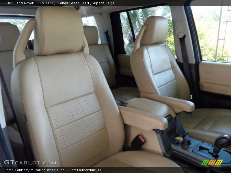 Front Seat of 2005 LR3 V8 HSE