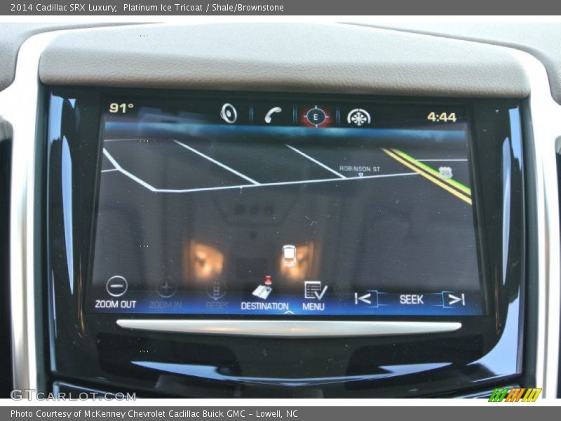 Platinum Ice Tricoat / Shale/Brownstone 2014 Cadillac SRX Luxury