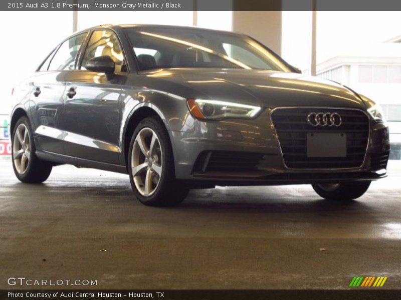Monsoon Gray Metallic / Black 2015 Audi A3 1.8 Premium