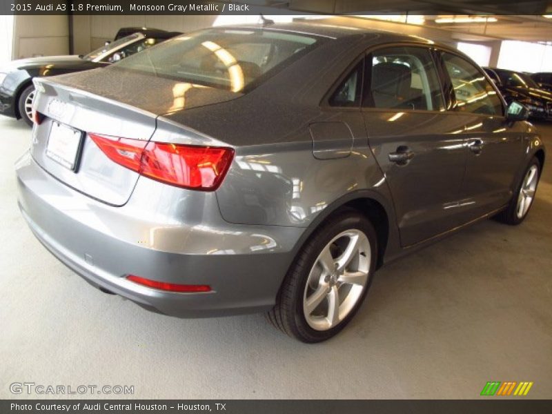 Monsoon Gray Metallic / Black 2015 Audi A3 1.8 Premium