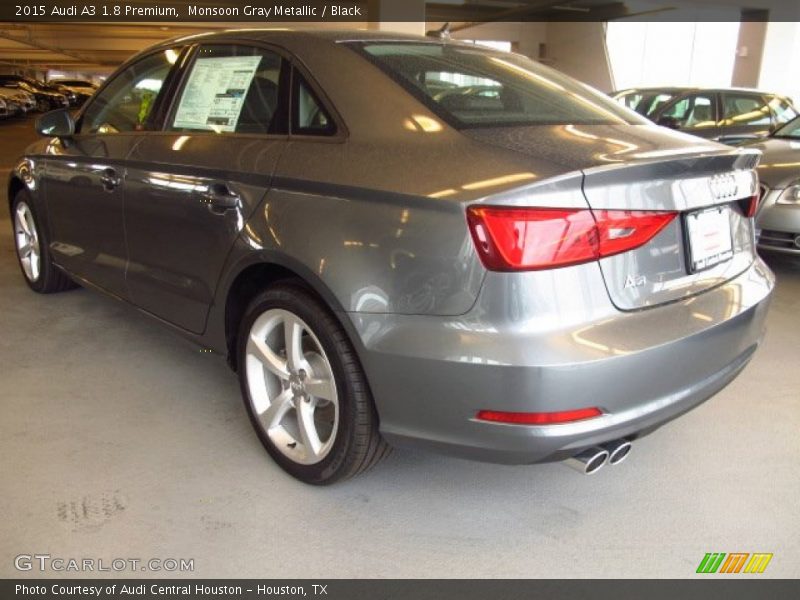 Monsoon Gray Metallic / Black 2015 Audi A3 1.8 Premium