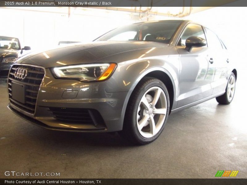 Monsoon Gray Metallic / Black 2015 Audi A3 1.8 Premium