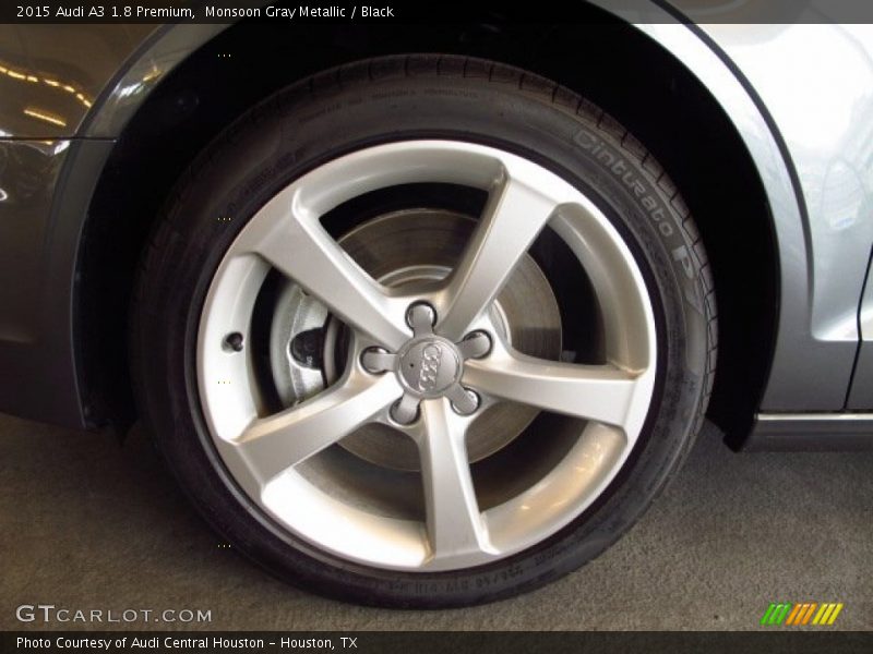 Monsoon Gray Metallic / Black 2015 Audi A3 1.8 Premium