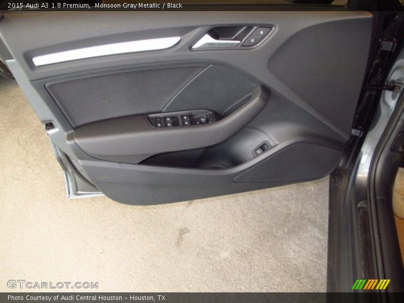 Monsoon Gray Metallic / Black 2015 Audi A3 1.8 Premium