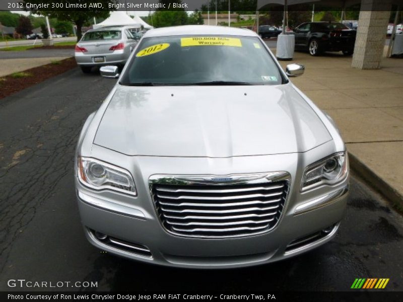 Bright Silver Metallic / Black 2012 Chrysler 300 Limited AWD