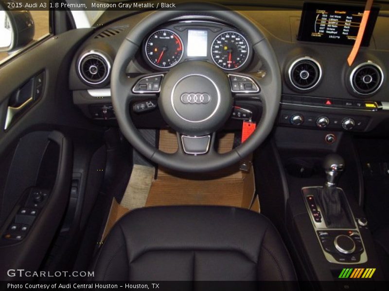 Monsoon Gray Metallic / Black 2015 Audi A3 1.8 Premium