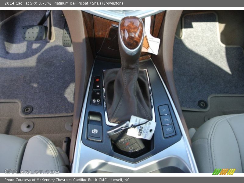 Platinum Ice Tricoat / Shale/Brownstone 2014 Cadillac SRX Luxury