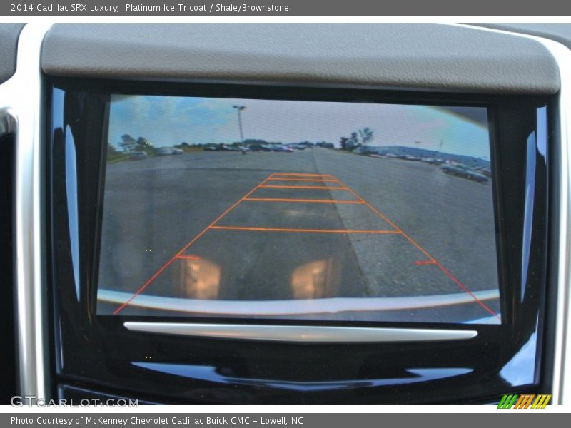 Platinum Ice Tricoat / Shale/Brownstone 2014 Cadillac SRX Luxury
