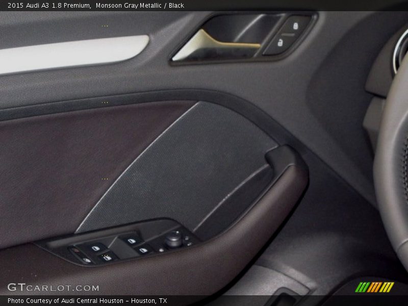 Monsoon Gray Metallic / Black 2015 Audi A3 1.8 Premium