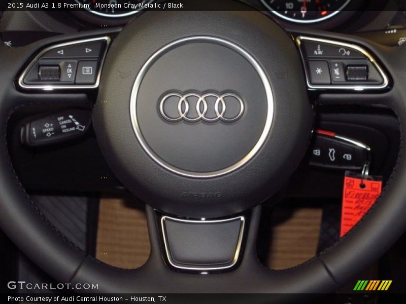 Monsoon Gray Metallic / Black 2015 Audi A3 1.8 Premium