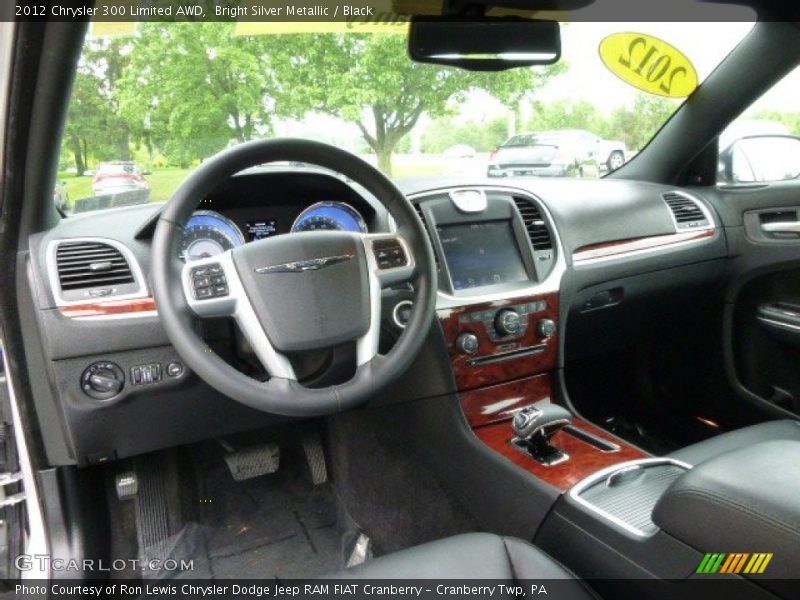Bright Silver Metallic / Black 2012 Chrysler 300 Limited AWD