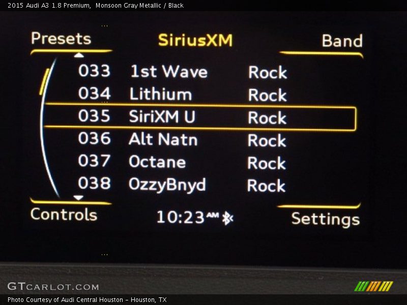 Monsoon Gray Metallic / Black 2015 Audi A3 1.8 Premium