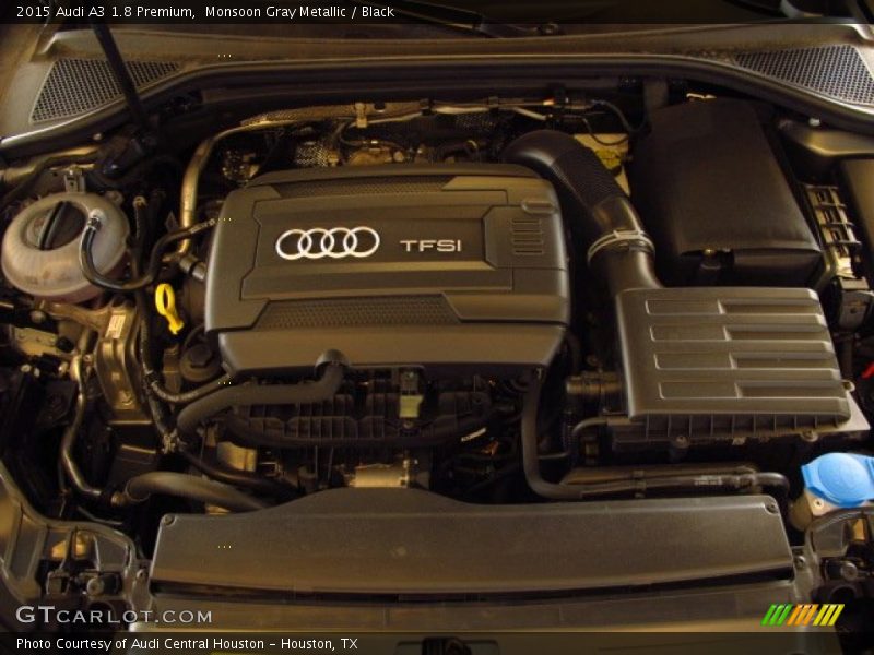 Monsoon Gray Metallic / Black 2015 Audi A3 1.8 Premium