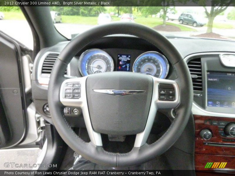 Bright Silver Metallic / Black 2012 Chrysler 300 Limited AWD