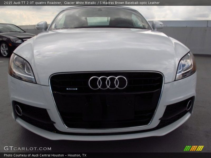 Glacier White Metallic / S Madras Brown Baseball-optic Leather 2015 Audi TT 2.0T quattro Roadster