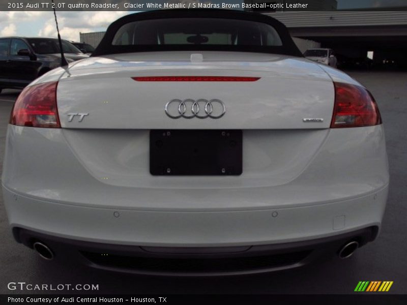 Glacier White Metallic / S Madras Brown Baseball-optic Leather 2015 Audi TT 2.0T quattro Roadster