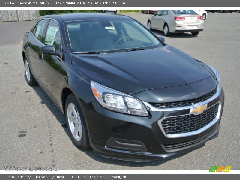 Black Granite Metallic / Jet Black/Titanium 2014 Chevrolet Malibu LS