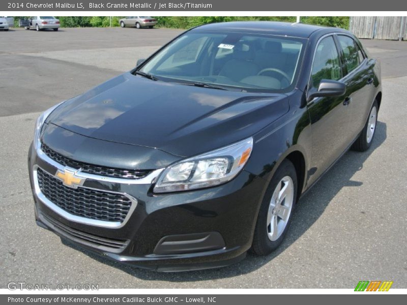 Black Granite Metallic / Jet Black/Titanium 2014 Chevrolet Malibu LS