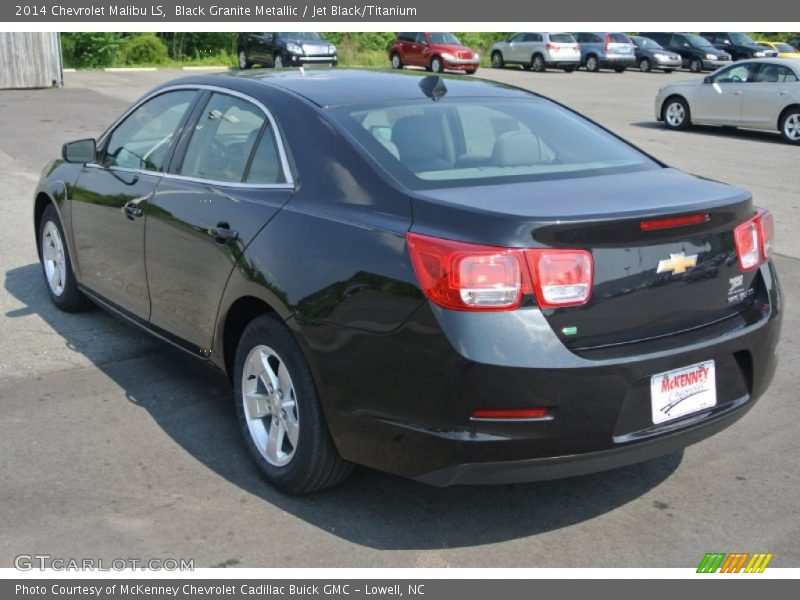 Black Granite Metallic / Jet Black/Titanium 2014 Chevrolet Malibu LS