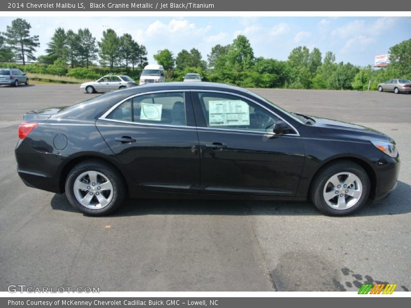 Black Granite Metallic / Jet Black/Titanium 2014 Chevrolet Malibu LS