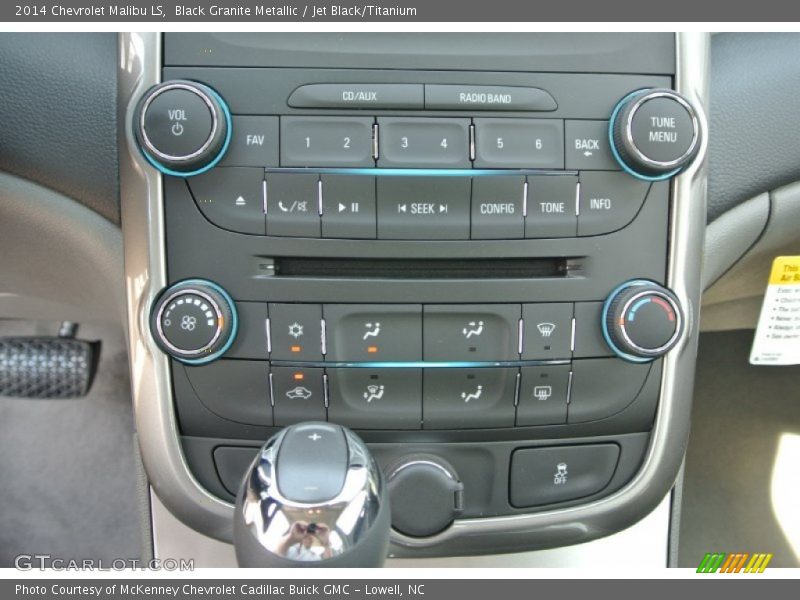 Black Granite Metallic / Jet Black/Titanium 2014 Chevrolet Malibu LS
