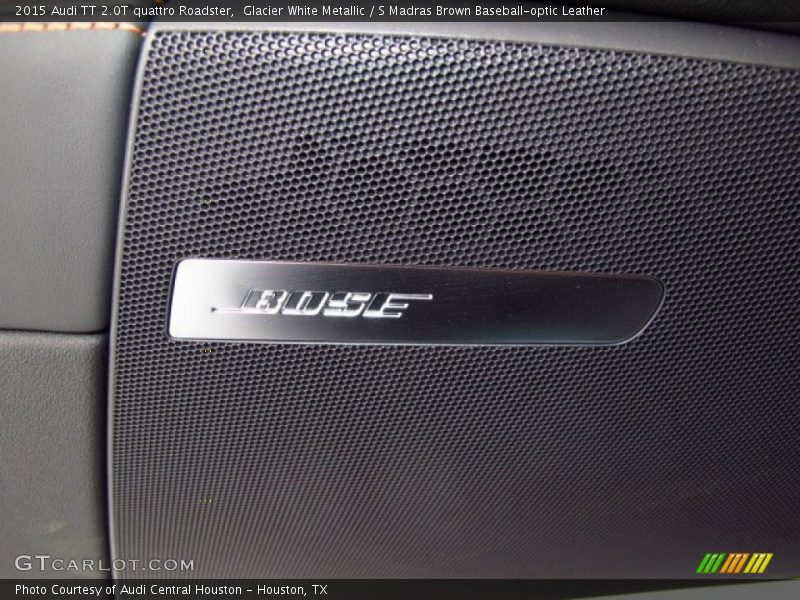 Glacier White Metallic / S Madras Brown Baseball-optic Leather 2015 Audi TT 2.0T quattro Roadster