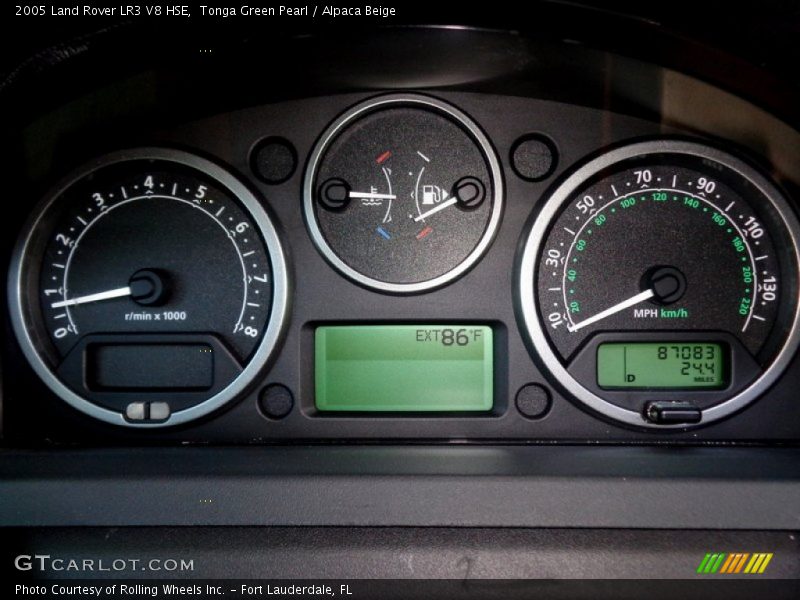  2005 LR3 V8 HSE V8 HSE Gauges