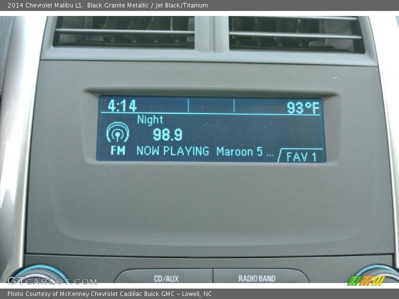 Black Granite Metallic / Jet Black/Titanium 2014 Chevrolet Malibu LS