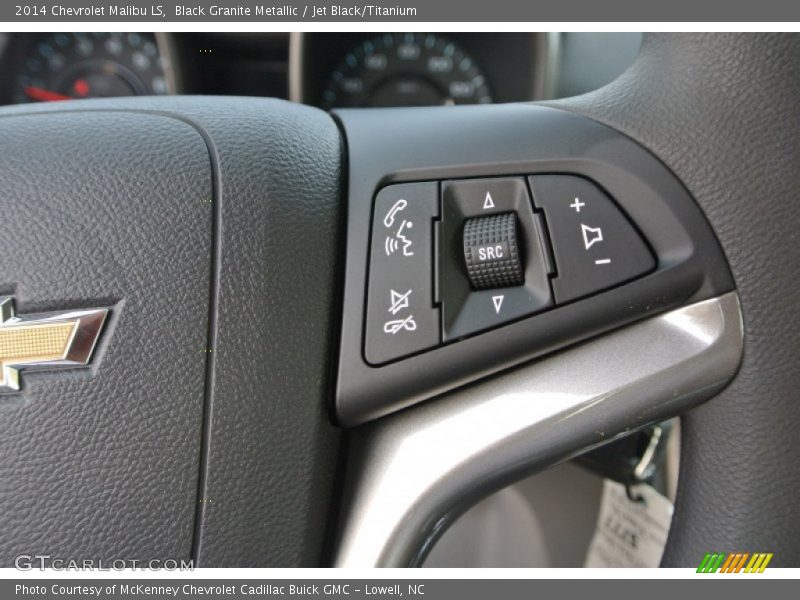 Black Granite Metallic / Jet Black/Titanium 2014 Chevrolet Malibu LS