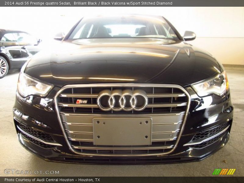 Brilliant Black / Black Valcona w/Sport Stitched Diamond 2014 Audi S6 Prestige quattro Sedan