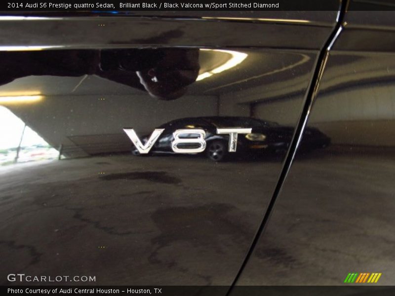Brilliant Black / Black Valcona w/Sport Stitched Diamond 2014 Audi S6 Prestige quattro Sedan