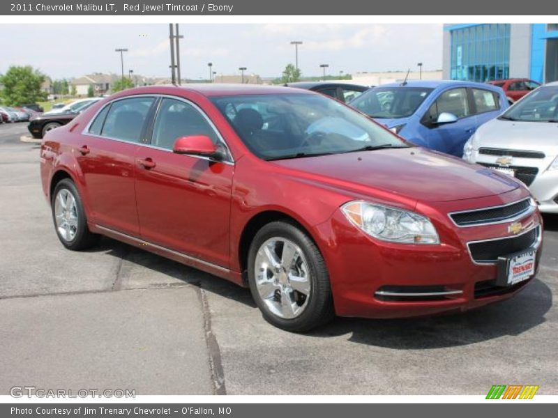 Red Jewel Tintcoat / Ebony 2011 Chevrolet Malibu LT