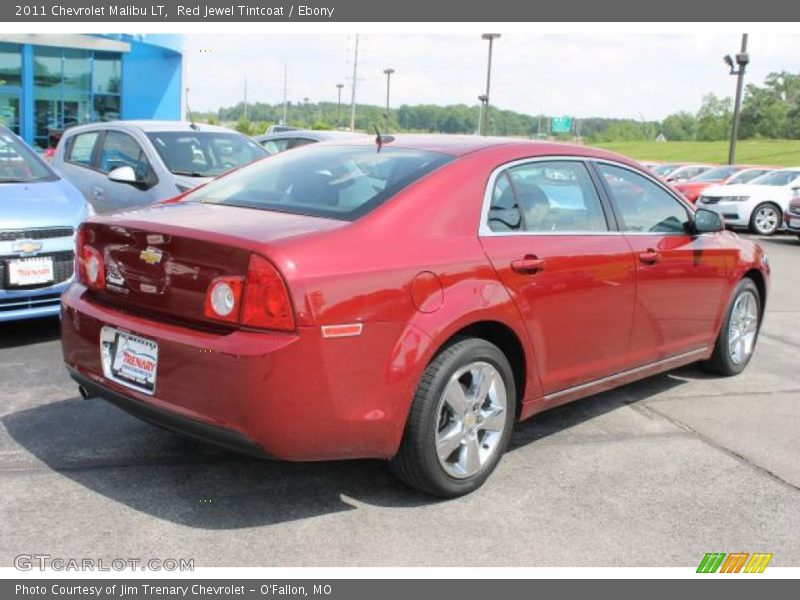 Red Jewel Tintcoat / Ebony 2011 Chevrolet Malibu LT