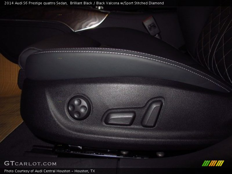 Brilliant Black / Black Valcona w/Sport Stitched Diamond 2014 Audi S6 Prestige quattro Sedan