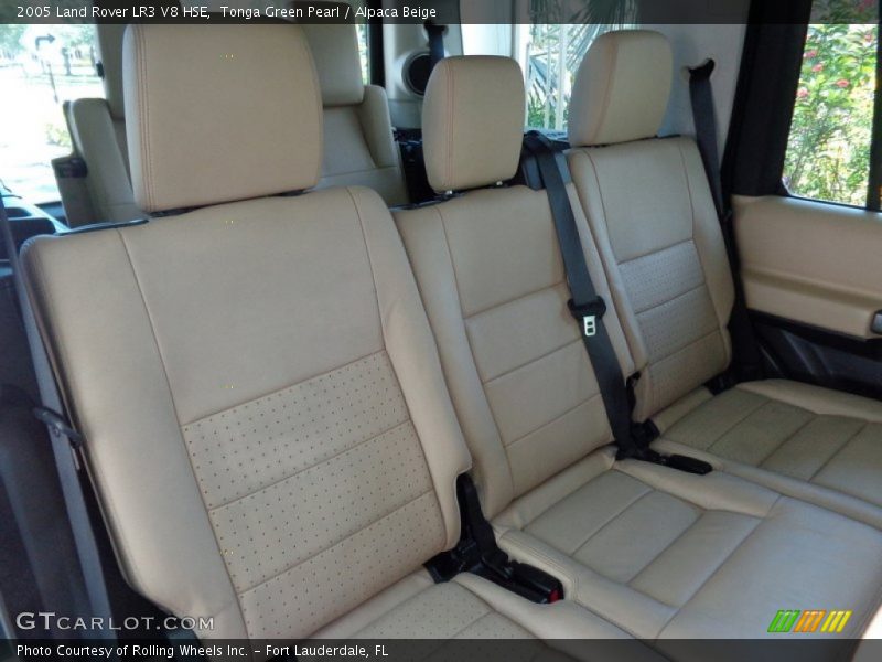 Rear Seat of 2005 LR3 V8 HSE