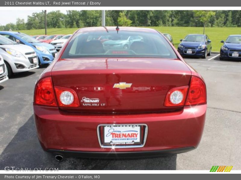 Red Jewel Tintcoat / Ebony 2011 Chevrolet Malibu LT