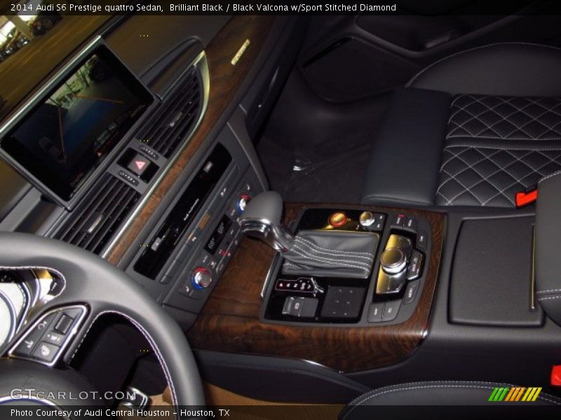 Brilliant Black / Black Valcona w/Sport Stitched Diamond 2014 Audi S6 Prestige quattro Sedan