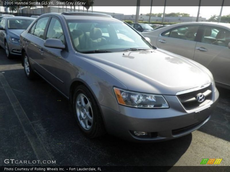 Steel Gray / Gray 2006 Hyundai Sonata GLS V6