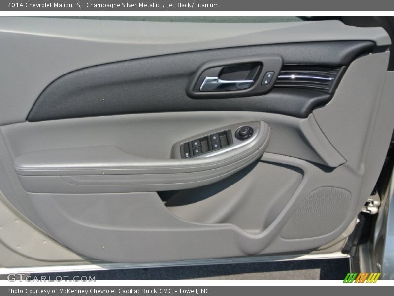 Champagne Silver Metallic / Jet Black/Titanium 2014 Chevrolet Malibu LS