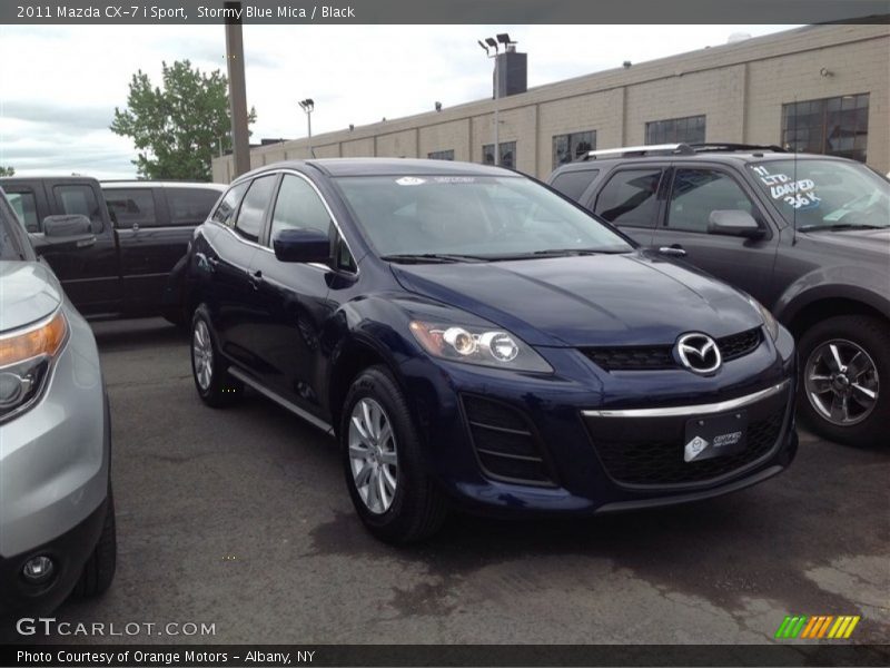 Stormy Blue Mica / Black 2011 Mazda CX-7 i Sport