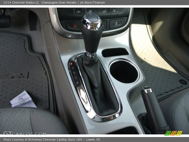 Champagne Silver Metallic / Jet Black/Titanium 2014 Chevrolet Malibu LS