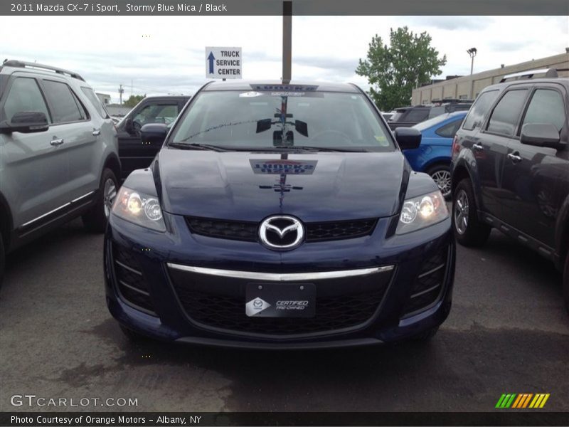 Stormy Blue Mica / Black 2011 Mazda CX-7 i Sport