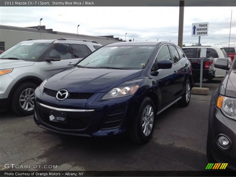 Stormy Blue Mica / Black 2011 Mazda CX-7 i Sport