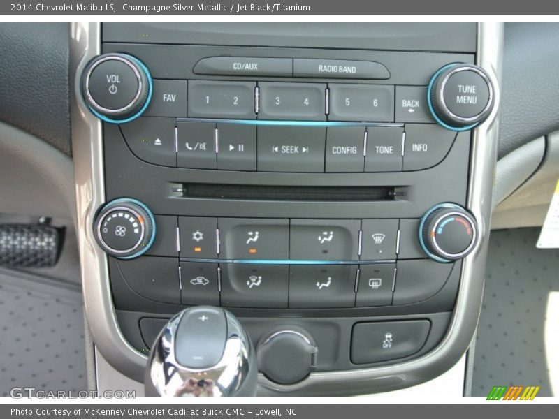 Champagne Silver Metallic / Jet Black/Titanium 2014 Chevrolet Malibu LS