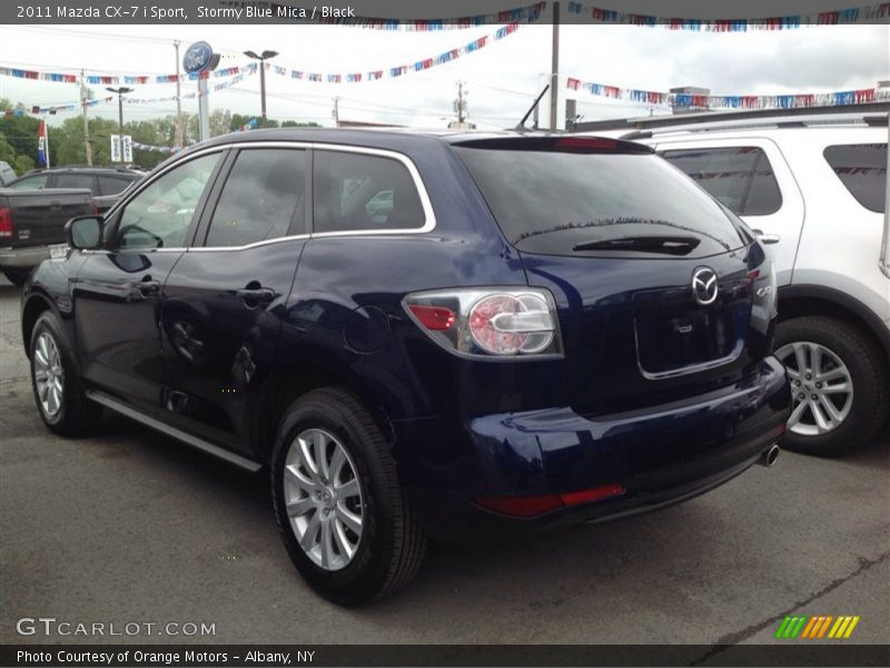 Stormy Blue Mica / Black 2011 Mazda CX-7 i Sport