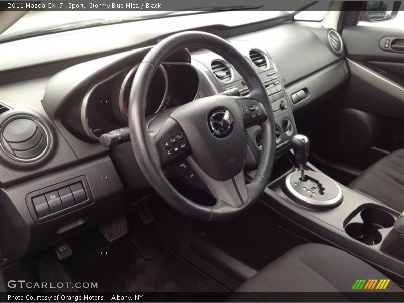 Stormy Blue Mica / Black 2011 Mazda CX-7 i Sport