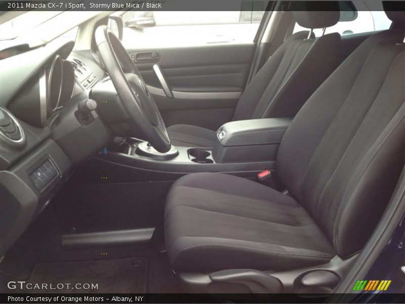 Stormy Blue Mica / Black 2011 Mazda CX-7 i Sport